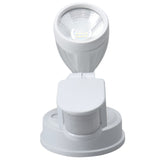 Telbix Illume Single Exterior Security Spotlight with Sensor | White