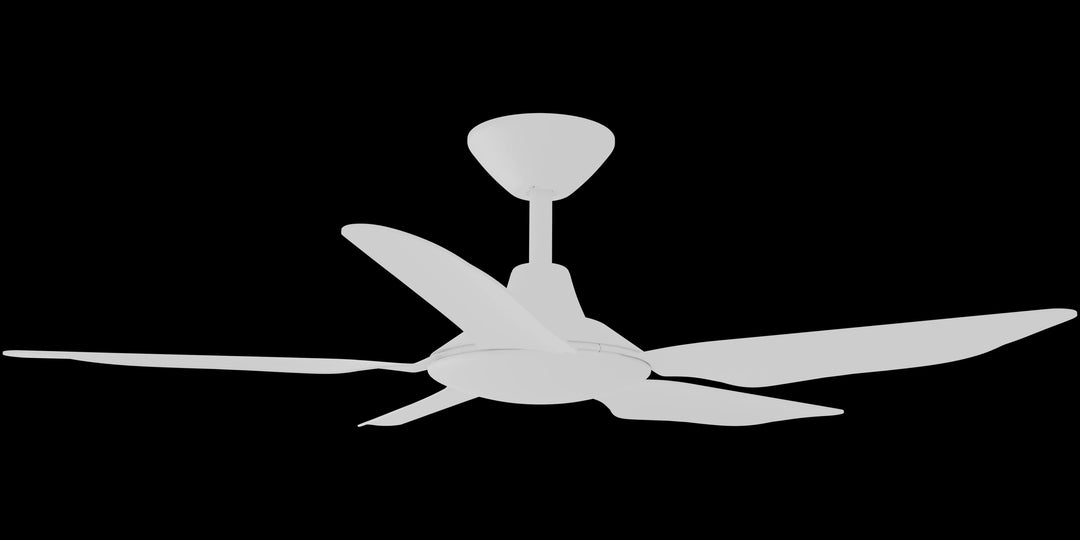 Calibo Storm 42" (1070mm) 5 Blade Indoor/Outdoor DC Ceiling Fan & Remote | White