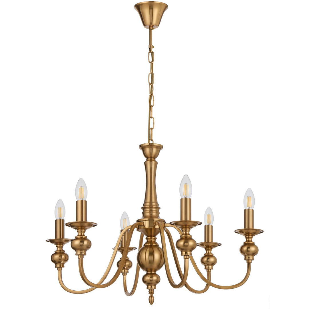 Telbix Siedel 6-Light Pendant | Copper