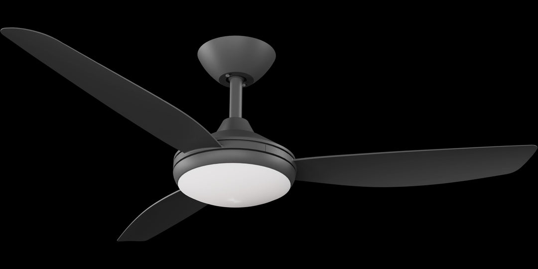 Calibo Condor 48" DC Smart Ceiling Fan with LED Light and Remote Control | Black