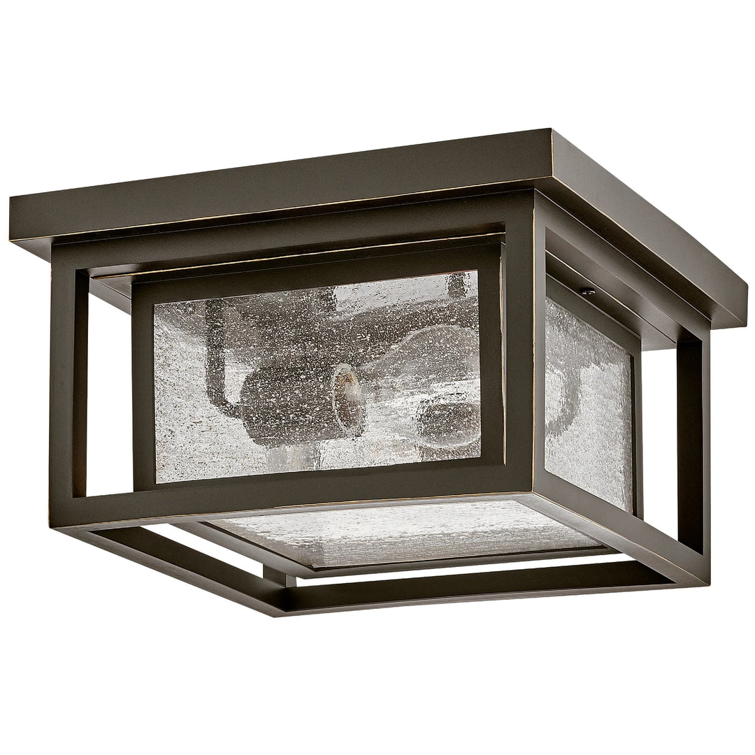 Hinkley Republic Small Exterior Flush Mount | Oil Rubbed Bronze