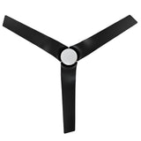 Fanco Flow 52" Low Profile DC Ceiling Fan with LED Light and Remote | Black