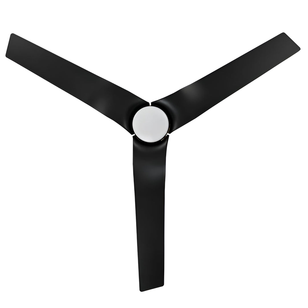Fanco Flow 52" Low Profile DC Ceiling Fan with LED Light and Remote | Black