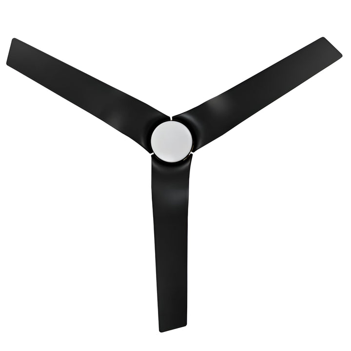 Fanco Flow 52" Low Profile DC Ceiling Fan with LED Light and Remote | Black