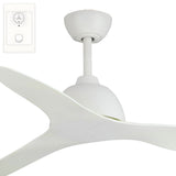 Fanco Breeze 52" AC Ceiling Fan with Wall Controller | White
