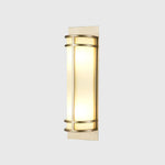 Elstead Fusion Glass Wall Light – 2 Light, Painted Natural Brass