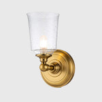 Elstead Huguenot Lake IP44 Bathroom Wall Light – 1 Light, Burnished Brass