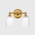 Elstead Huguenot Lake IP44 Bathroom Wall Light – 2 Light, Burnished Brass