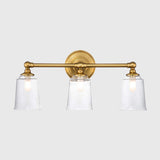 Elstead Huguenot Lake IP44 Bathroom Wall Light – 3 Light, Burnished Brass