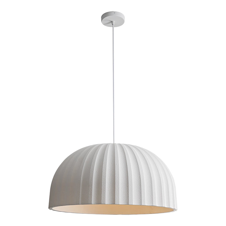 Rachis Modern Minimalist Fluted Dome Pendant