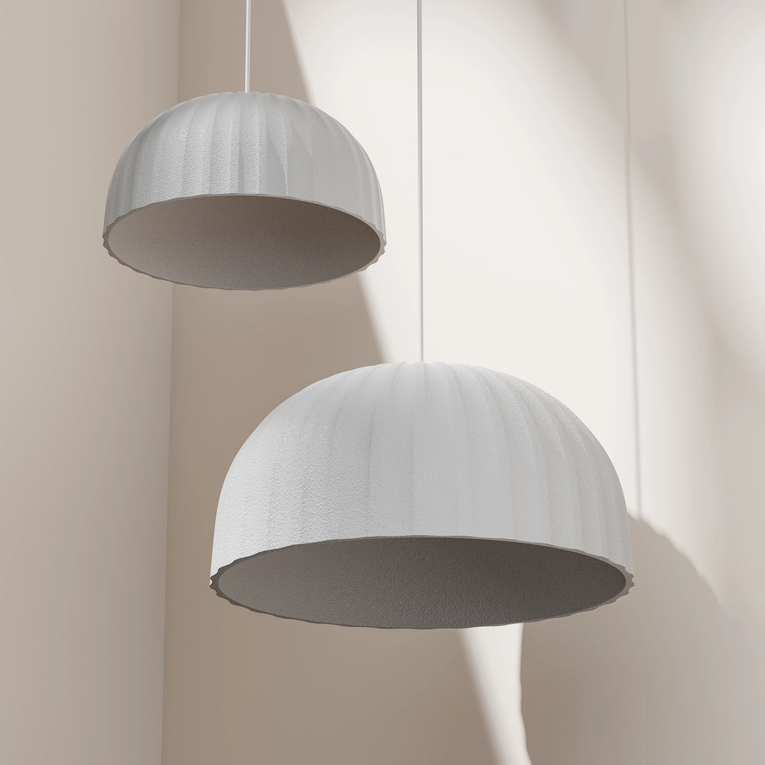 Rachis Modern Minimalist Fluted Dome Pendant