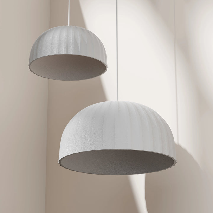 Rachis Modern Minimalist Fluted Dome Pendant
